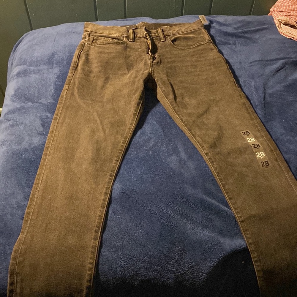 Nice breathable black Gap jeans. Very comfortable